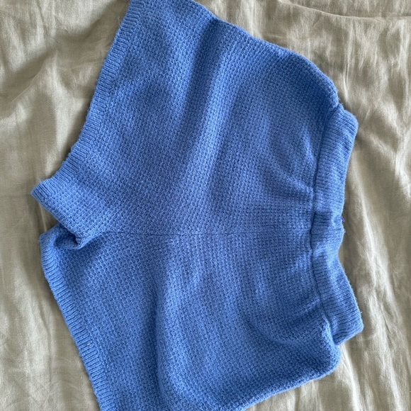 Anthropologie comfortable blue shorts size Small - Picture 3 of 6